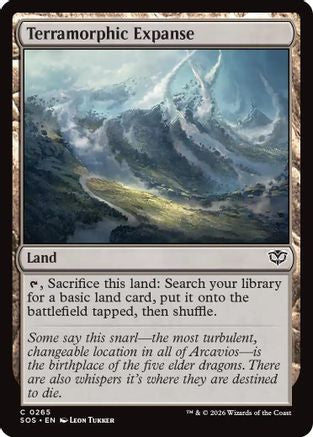 Terramorphic Expanse (SOS-265) - land - Foil