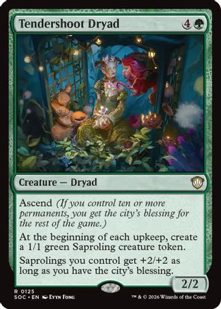 Tendershoot Dryad (SOC-125) - rare
