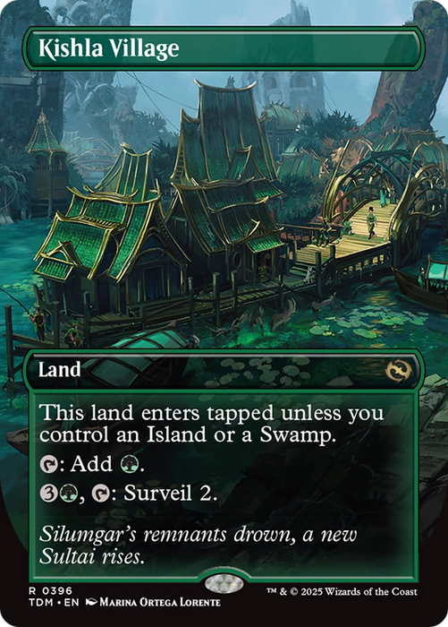 Kishla Village (TDM-396) - rare (Borderless)