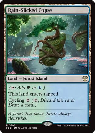 Rain-Slicked Copse (SOC-397) - rare