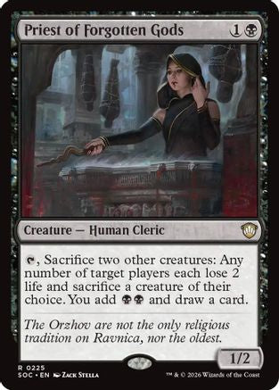 Priest of Forgotten Gods (SOC-225) - rare