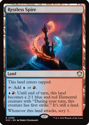 Restless Spire (SOC-399) - rare