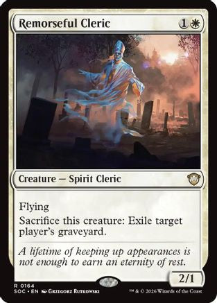 Remorseful Cleric (SOC-164) - rare
