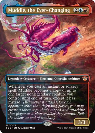 Muddle, the Ever-Changing (Borderless) (SOC-005) - mythic - Foil