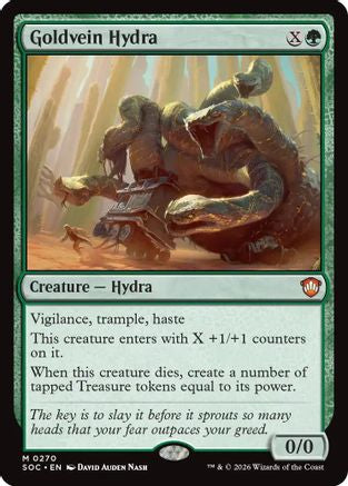 Goldvein Hydra (SOC-270) - mythic