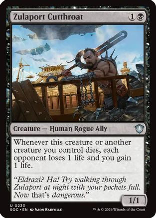 Zulaport Cutthroat (SOC-233) - uncommon