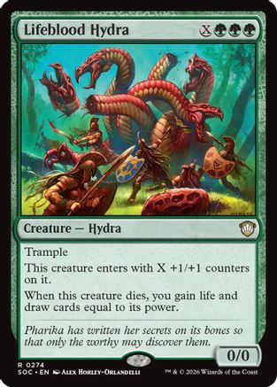 Lifeblood Hydra (SOC-274) - rare
