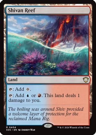 Shivan Reef (SOC-404) - rare