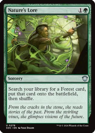 Nature's Lore (SOC-278) - uncommon