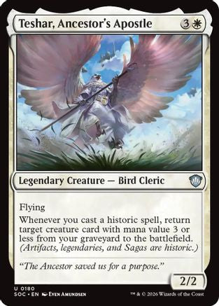 Teshar, Ancestor's Apostle (SOC-180) - uncommon