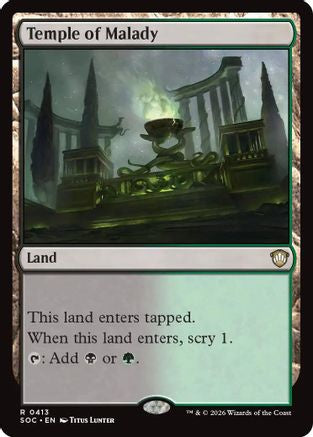 Temple of Malady (SOC-413) - rare