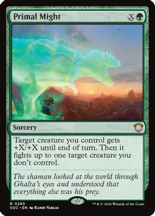 Primal Might (SOC-283) - rare