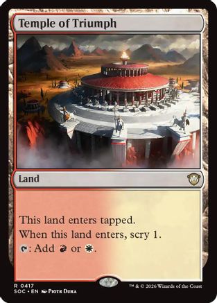 Temple of Triumph (SOC-417) - rare