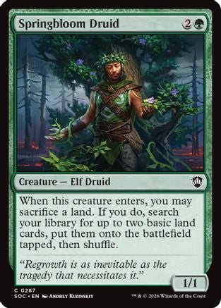 Springbloom Druid (SOC-287) - common