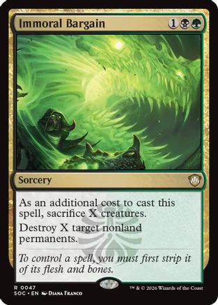 Immoral Bargain (SOC-047) - rare