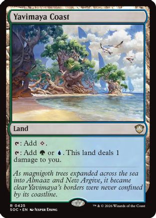 Yavimaya Coast (SOC-425) - rare
