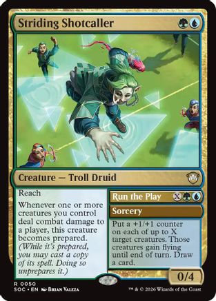 Striding Shotcaller (SOC-050) - rare