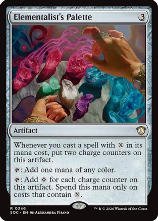Elementalist's Palette (SOC-346) - rare