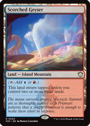 Scorched Geyser (SOC-054) - rare