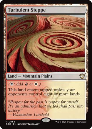 Turbulent Steppe (SOC-058) - rare