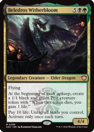 Beledros Witherbloom (SOC-296) - mythic
