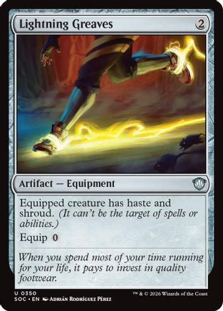 Lightning Greaves (SOC-350) - uncommon