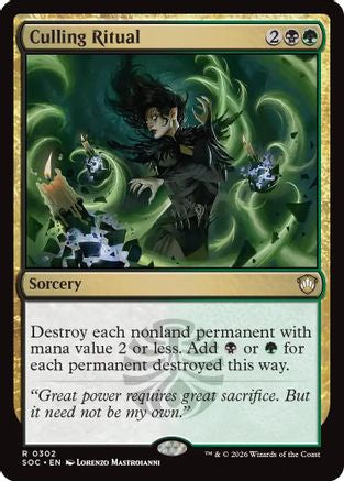 Culling Ritual (SOC-302) - rare