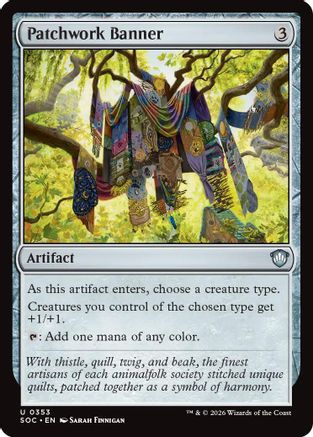 Patchwork Banner (SOC-353) - uncommon