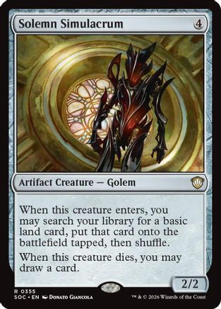 Solemn Simulacrum (SOC-355) - rare