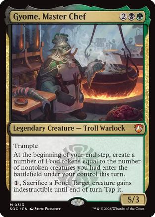 Gyome, Master Chef (SOC-313) - mythic