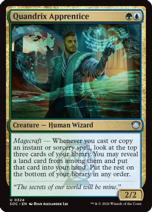 Quandrix Apprentice (SOC-324) - uncommon