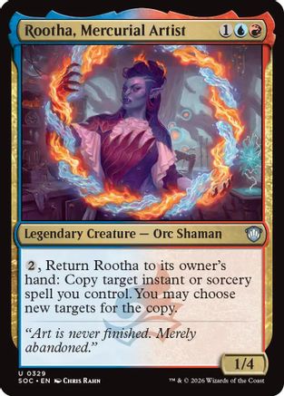 Rootha, Mercurial Artist (SOC-329) - uncommon