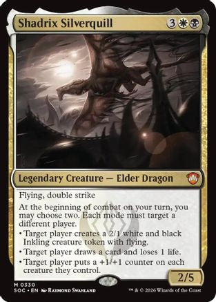 Shadrix Silverquill (SOC-330) - mythic