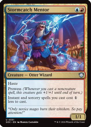 Stormcatch Mentor (SOC-331) - uncommon