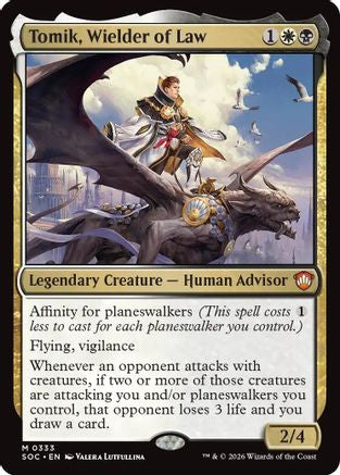 Tomik, Wielder of Law (SOC-333) - mythic