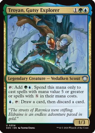 Troyan, Gutsy Explorer (SOC-334) - uncommon