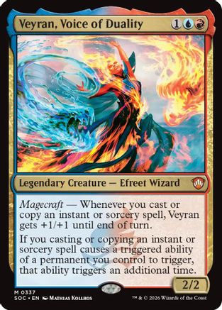 Veyran, Voice of Duality (SOC-337) - mythic