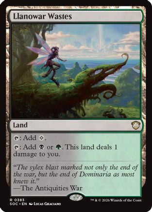 Llanowar Wastes (SOC-383) - rare