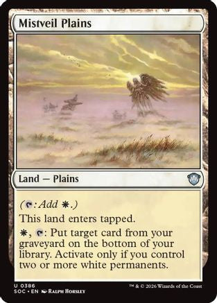 Mistveil Plains (SOC-386) - uncommon