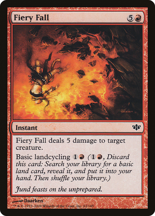 Fiery Fall (CON-063) - common - Foil