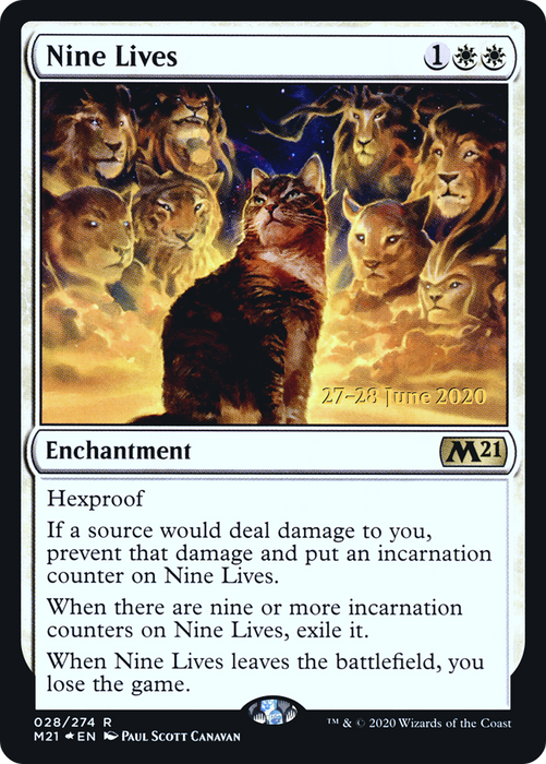 Nine Lives (PRE-28S) - rare - Foil