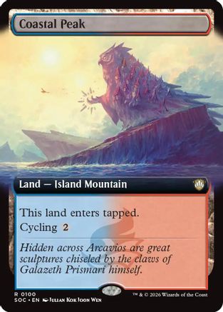 Coastal Peak (Extended Art) (SOC-100) - rare