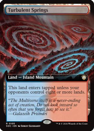 Turbulent Springs (Extended Art) (SOC-105) - rare