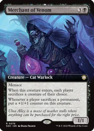 Merchant of Venom (Extended Art) (SOC-076) - rare