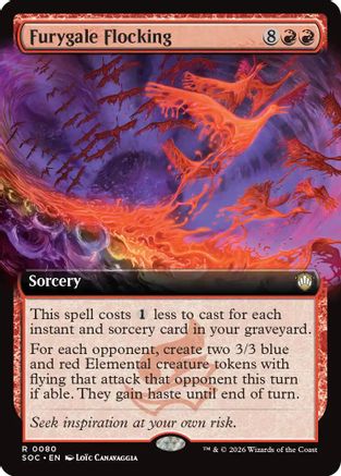 Furygale Flocking (Extended Art) (SOC-080) - rare