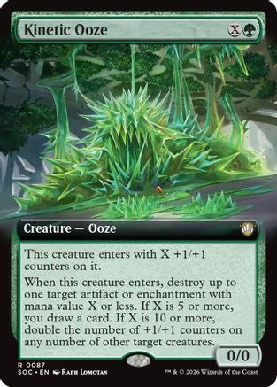 Kinetic Ooze (Extended Art) (SOC-087) - rare