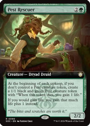 Pest Rescuer (Extended Art) (SOC-090) - rare