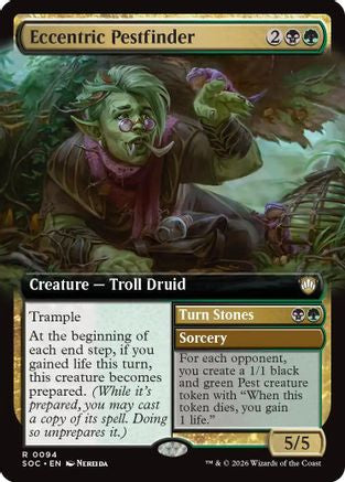 Eccentric Pestfinder (Extended Art) (SOC-094) - rare