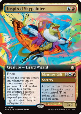 Inspired Skypainter (Extended Art) (SOC-096) - rare