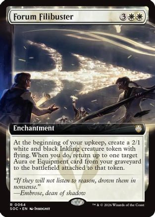 Forum Filibuster (Extended Art) (SOC-064) - rare